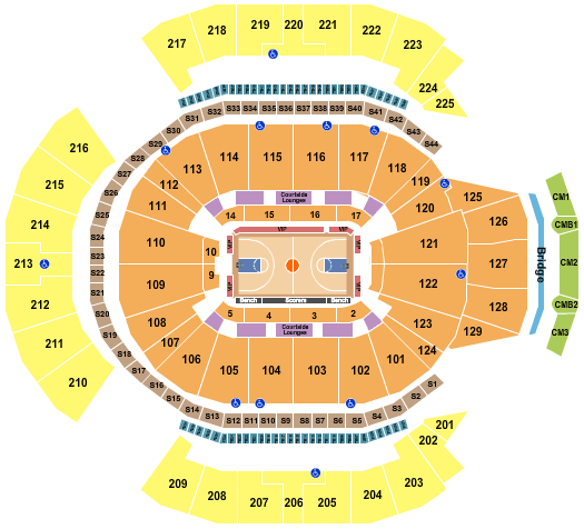 Plano entradas Golden State Warriors pabellon Chase Center