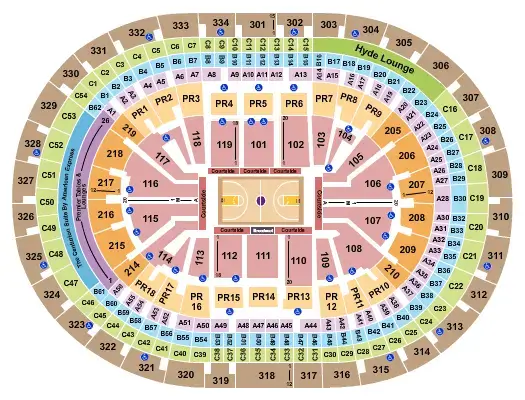 Plano Entradas Los Angeles Lakers