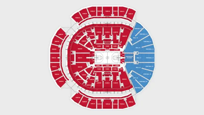 Plano para comprar entradas de Los Angeles Clippers