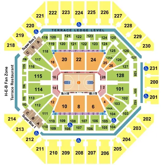 plano entradas pabellon san antonio spurs
