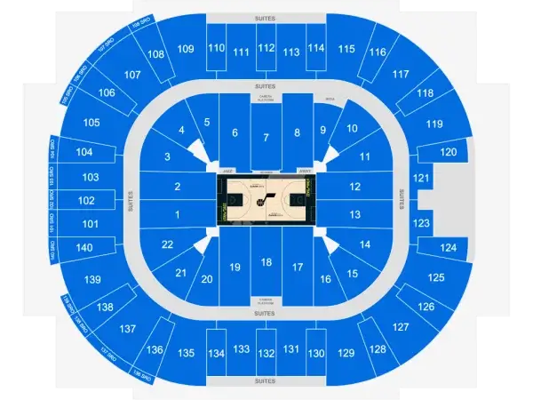 plano entradas Utah Jazz