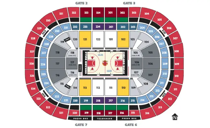 plano entradas Chicago Bulls