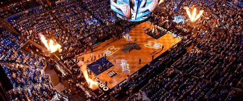 Partido NBA de Orlando Magic por dentro